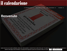 Tablet Screenshot of calendarione.it